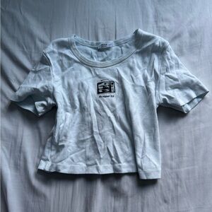 Kids White Graphic Tee